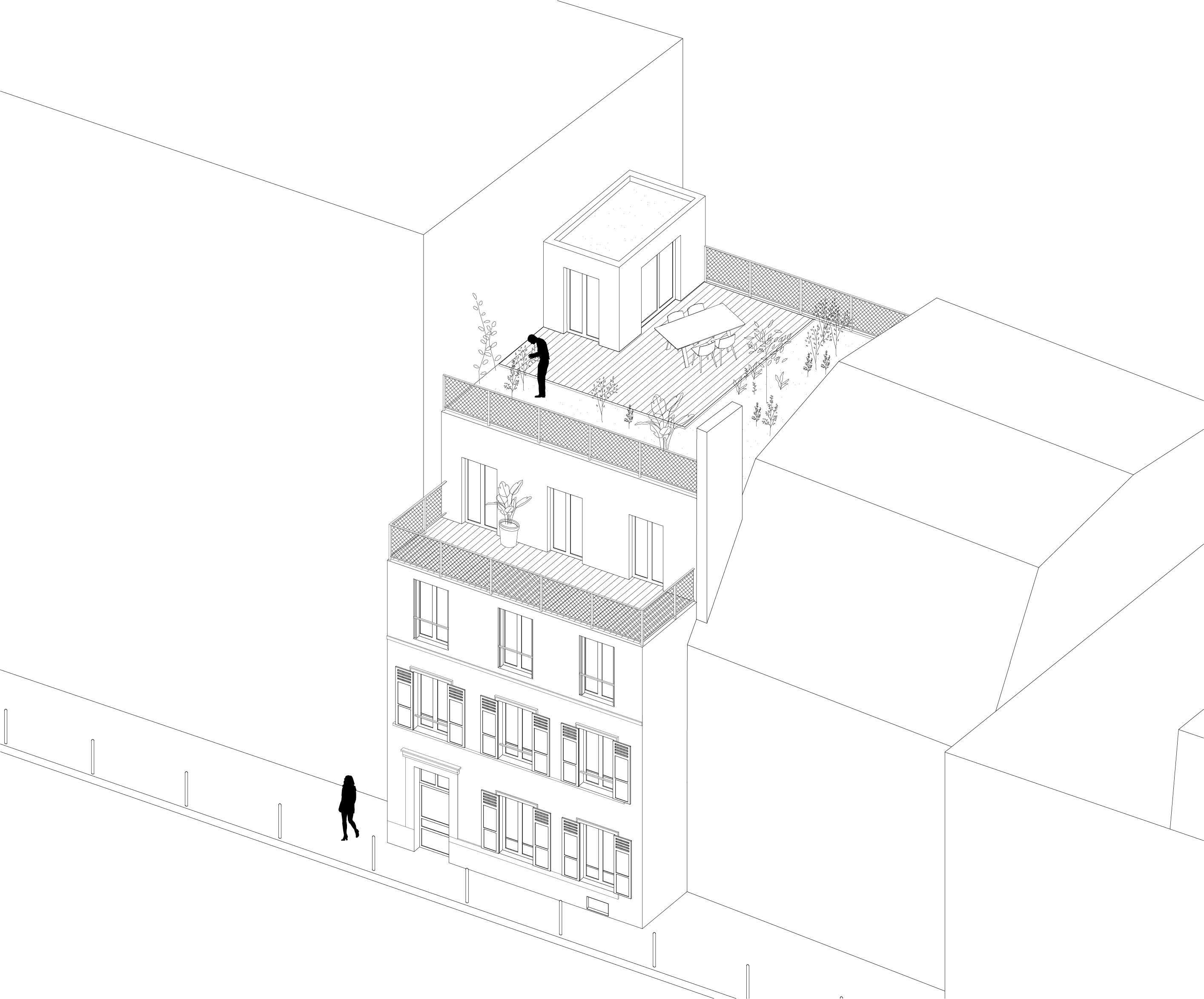 Axonométrie projet